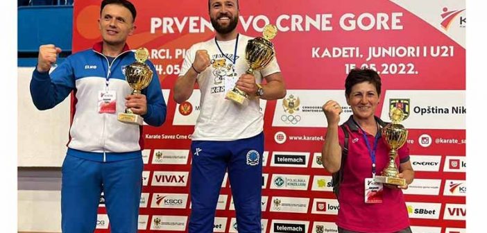 Karate klub Bar najuspješniji na prvenstvu Crne Gore u Nikšiću